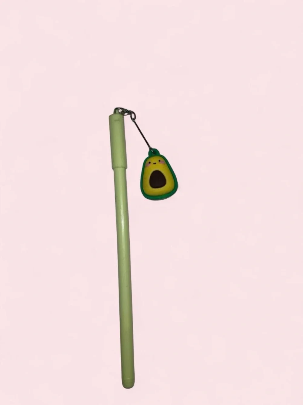 Kids Cute Avocado Charm Pen - Green